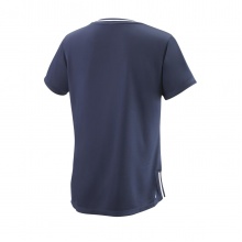 Wilson Tennis Shirt V-Neck Team II navy blue Women